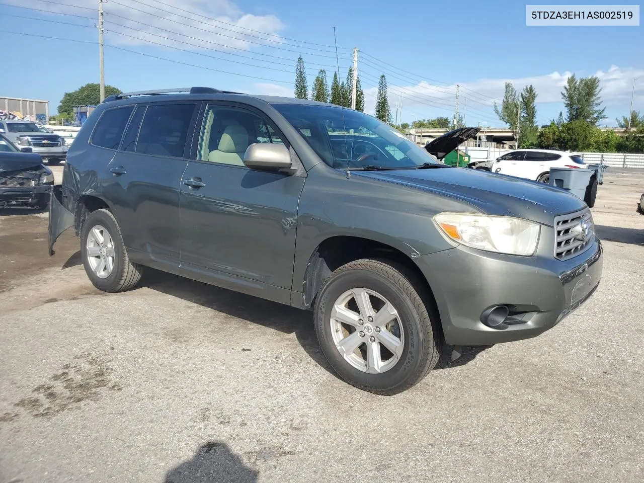 2010 Toyota Highlander VIN: 5TDZA3EH1AS002519 Lot: 77743394