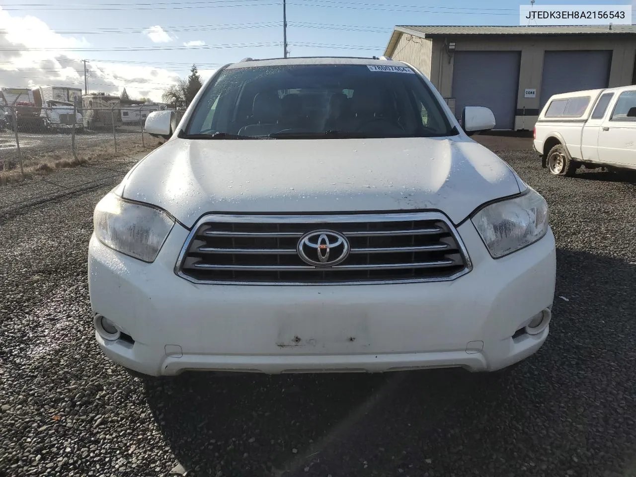 2010 Toyota Highlander Limited VIN: JTEDK3EH8A2156543 Lot: 78007464