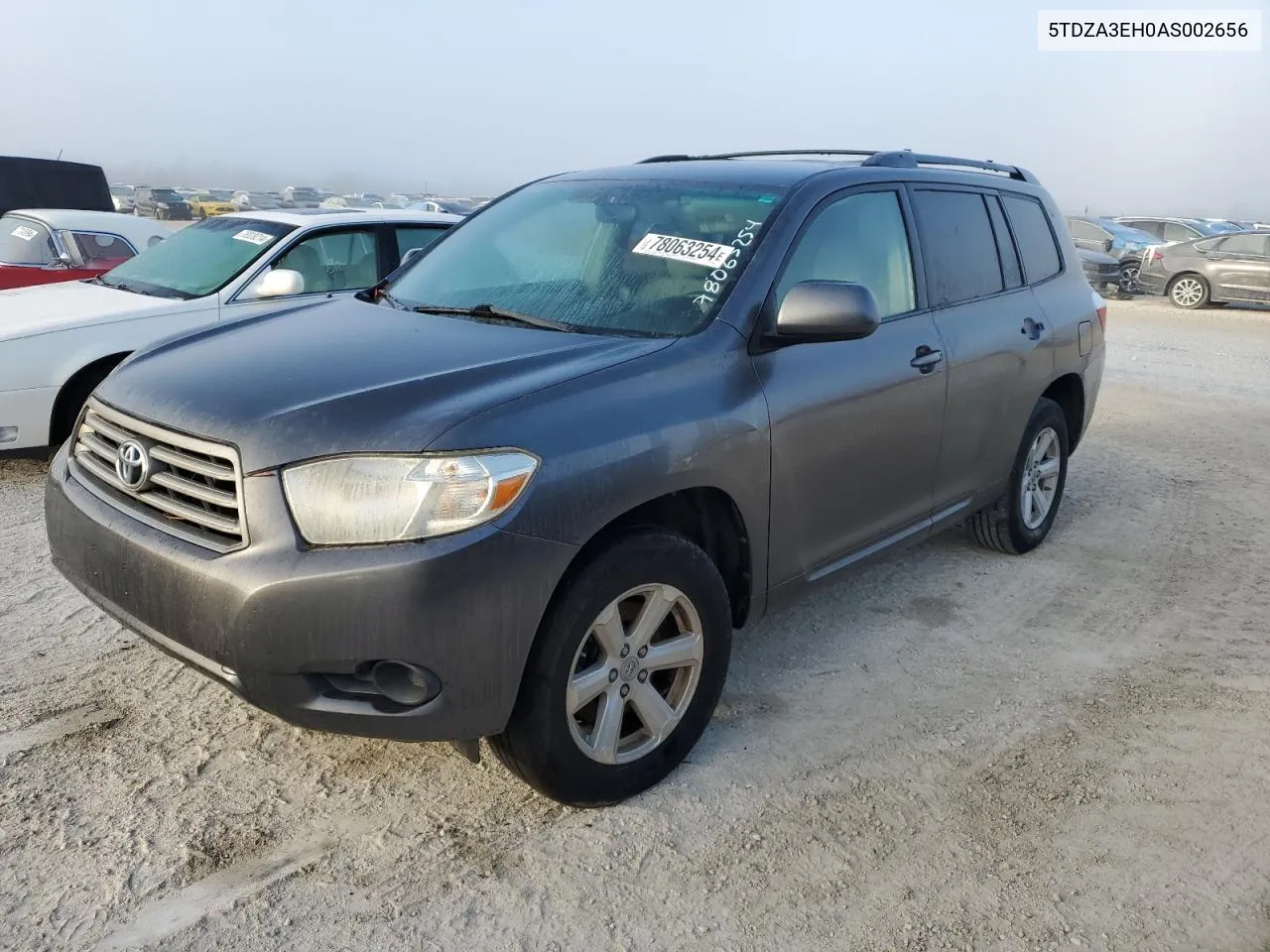 2010 Toyota Highlander VIN: 5TDZA3EH0AS002656 Lot: 78063254