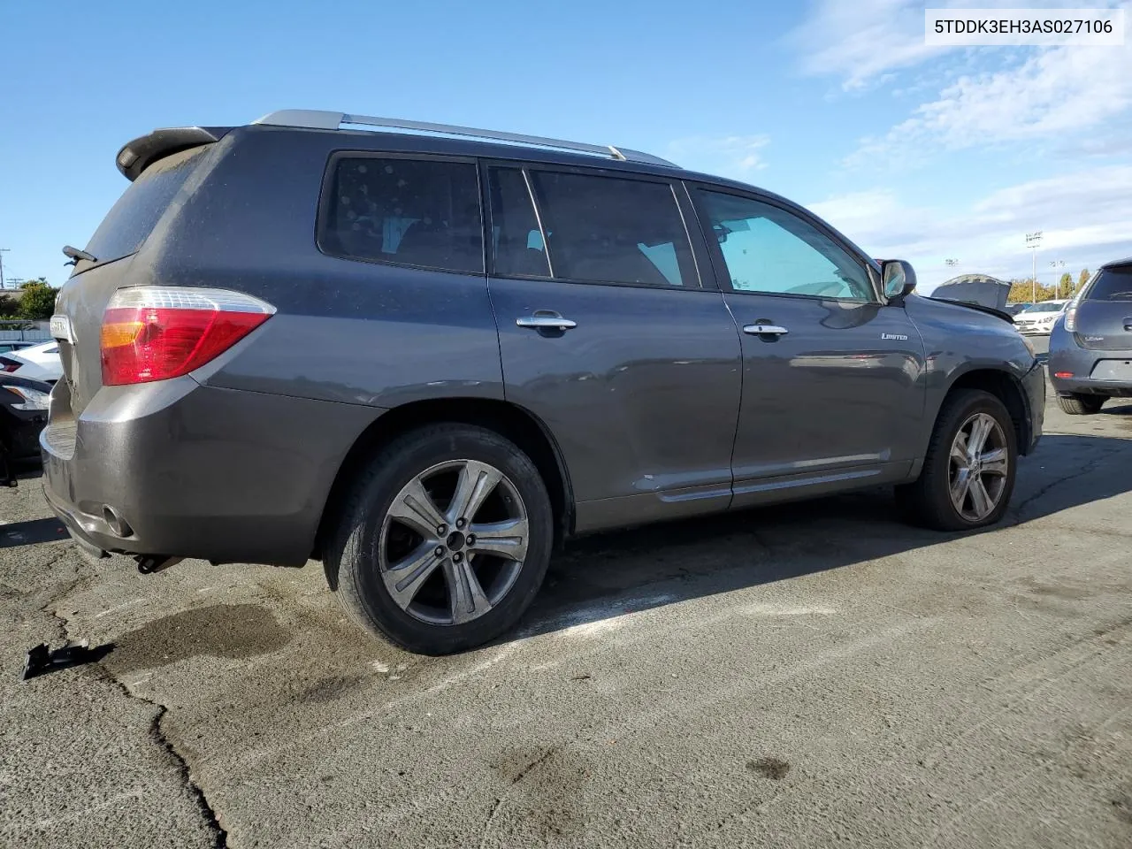 2010 Toyota Highlander Limited VIN: 5TDDK3EH3AS027106 Lot: 78288244