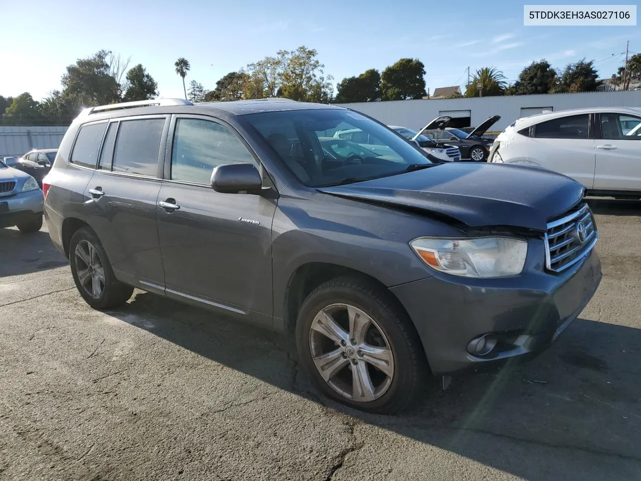 2010 Toyota Highlander Limited VIN: 5TDDK3EH3AS027106 Lot: 78288244