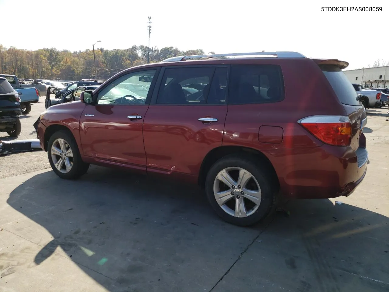 2010 Toyota Highlander Limited VIN: 5TDDK3EH2AS008059 Lot: 78367964