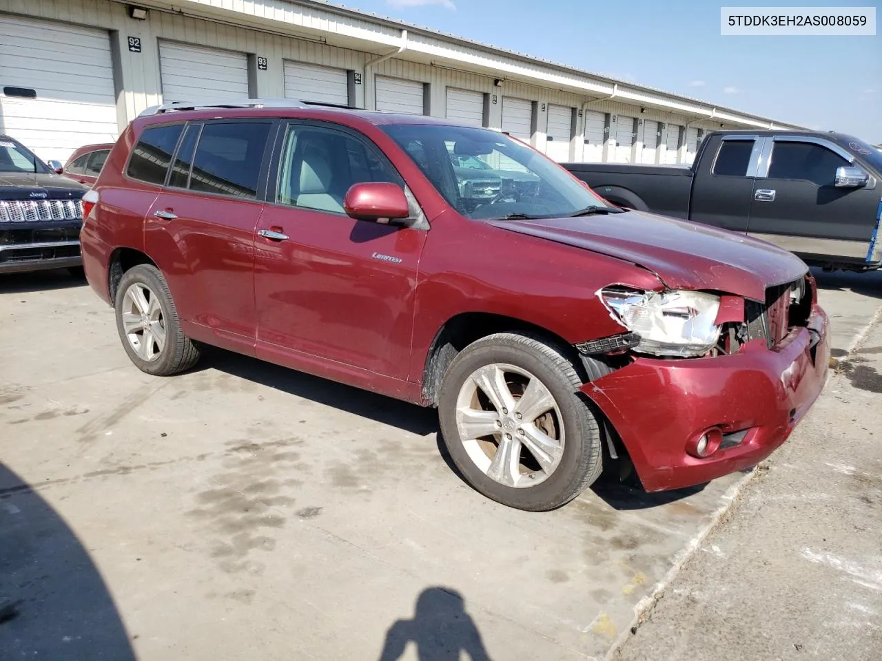 2010 Toyota Highlander Limited VIN: 5TDDK3EH2AS008059 Lot: 78367964