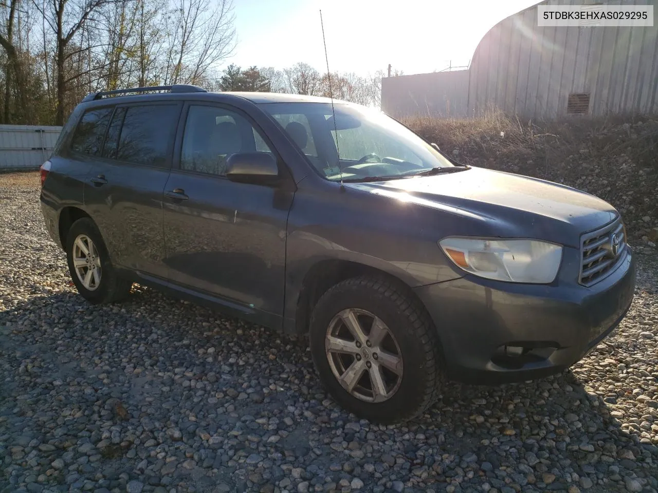 2010 Toyota Highlander VIN: 5TDBK3EHXAS029295 Lot: 78538044