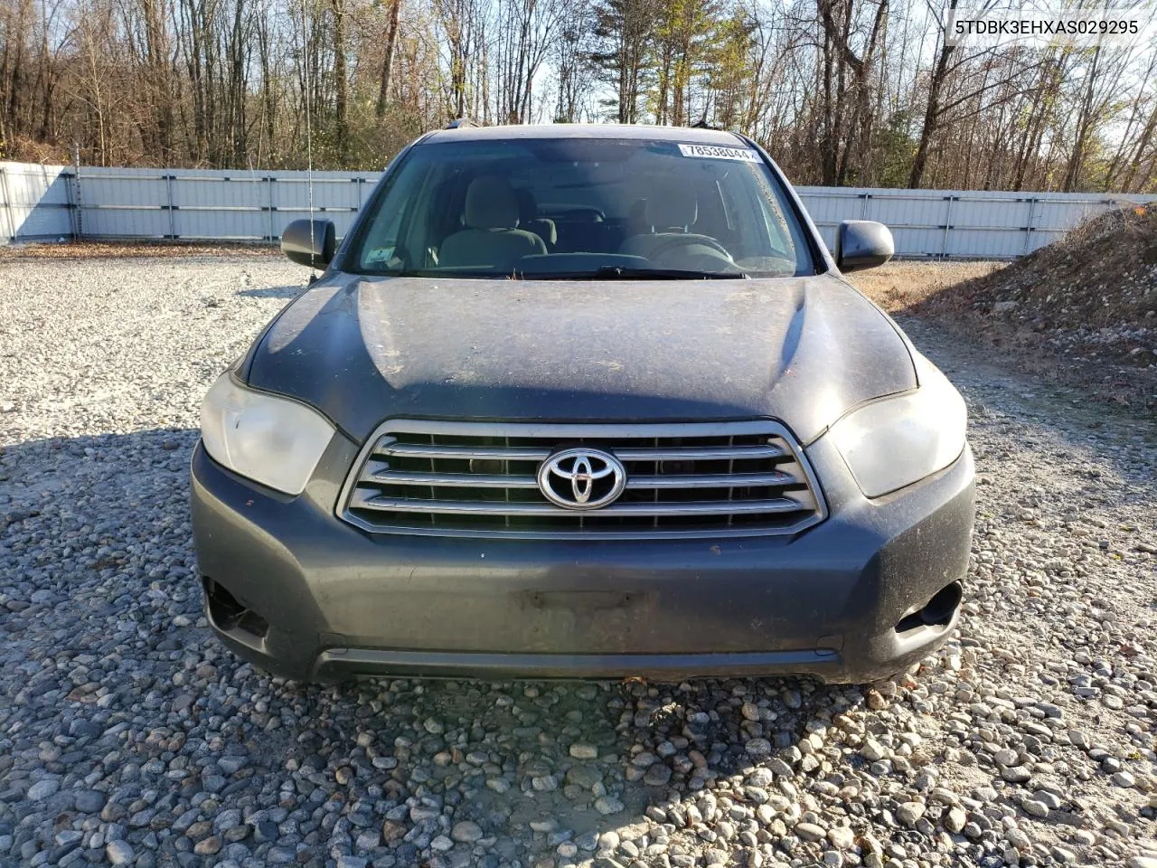 2010 Toyota Highlander VIN: 5TDBK3EHXAS029295 Lot: 78538044