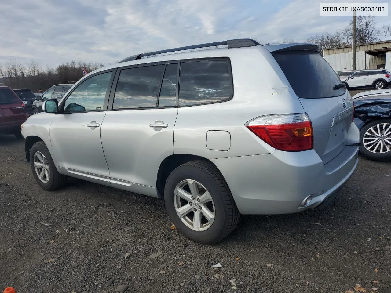 2010 Toyota Highlander VIN: 5TDBK3EHXAS003408 Lot: 78795604