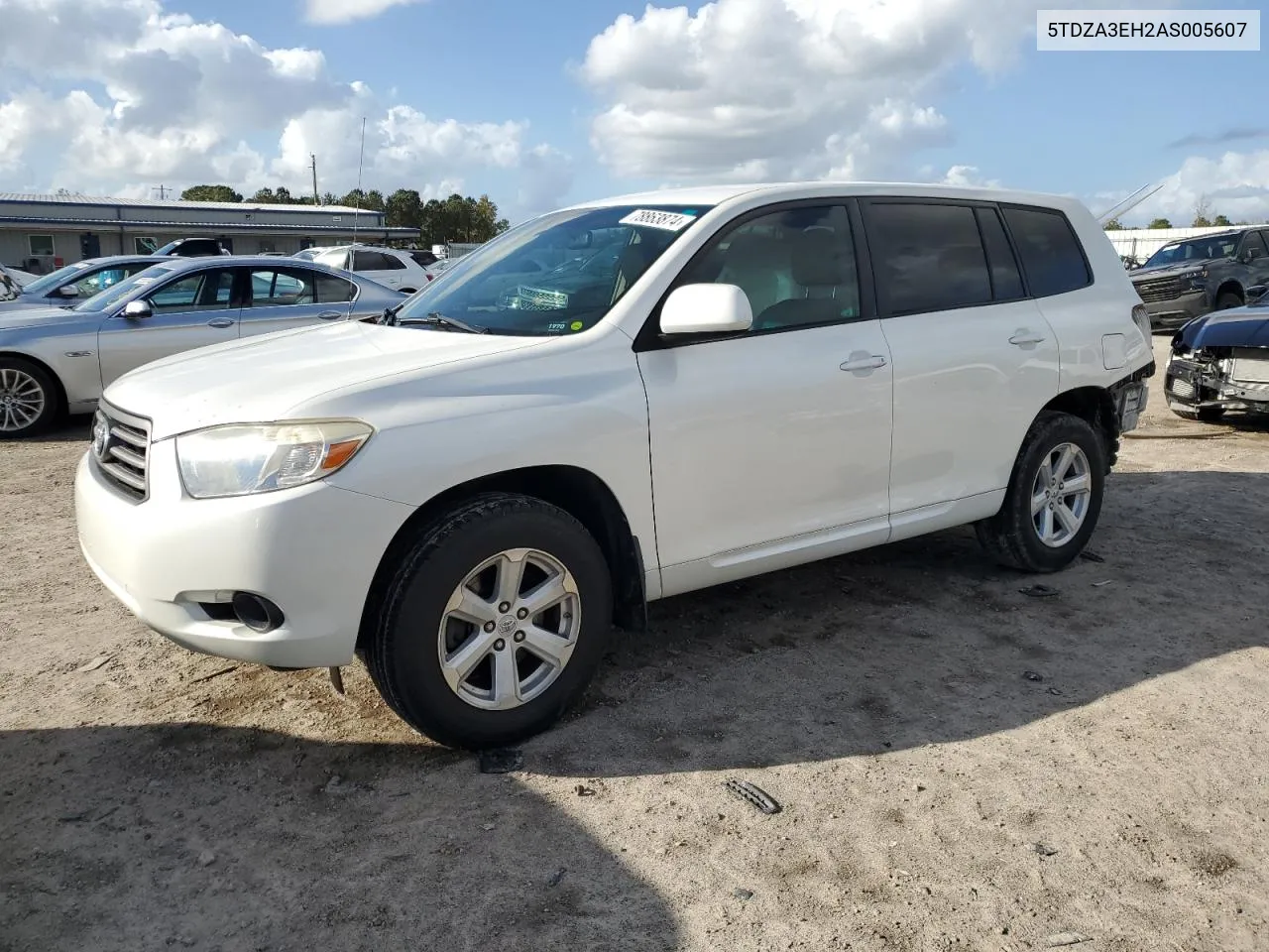 2010 Toyota Highlander VIN: 5TDZA3EH2AS005607 Lot: 78863874