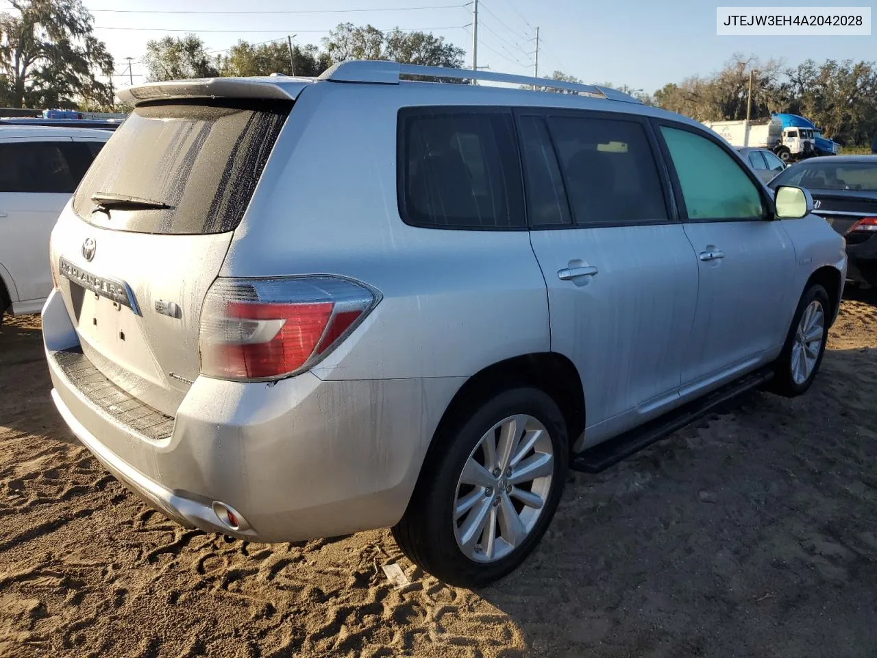 2010 Toyota Highlander Hybrid Limited VIN: JTEJW3EH4A2042028 Lot: 79105384