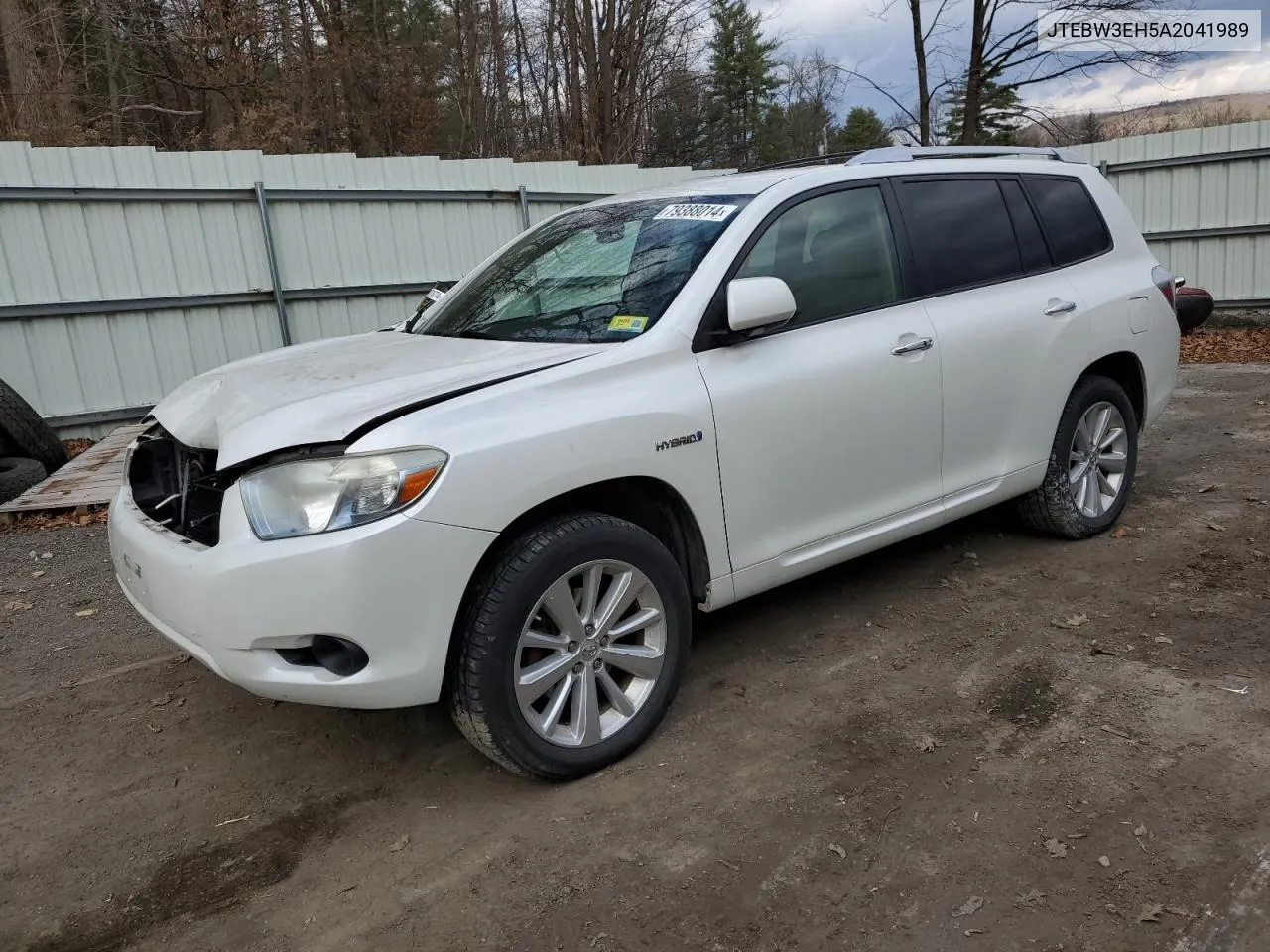 2010 Toyota Highlander Hybrid VIN: JTEBW3EH5A2041989 Lot: 79388014