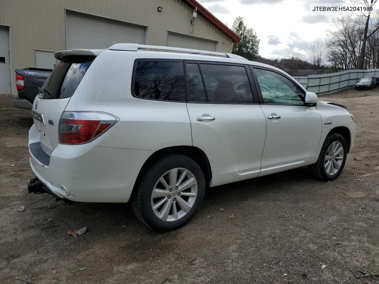 2010 Toyota Highlander Hybrid VIN: JTEBW3EH5A2041989 Lot: 79388014