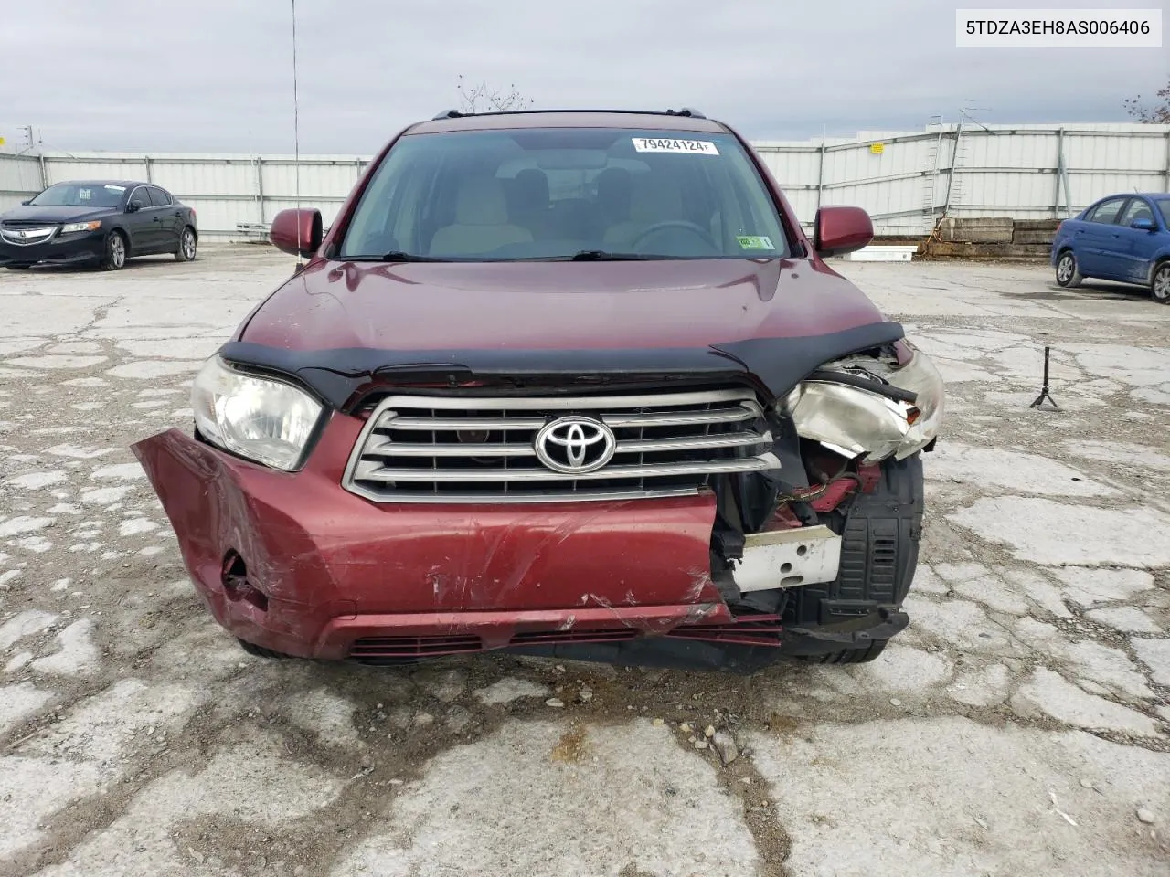 2010 Toyota Highlander VIN: 5TDZA3EH8AS006406 Lot: 79424124