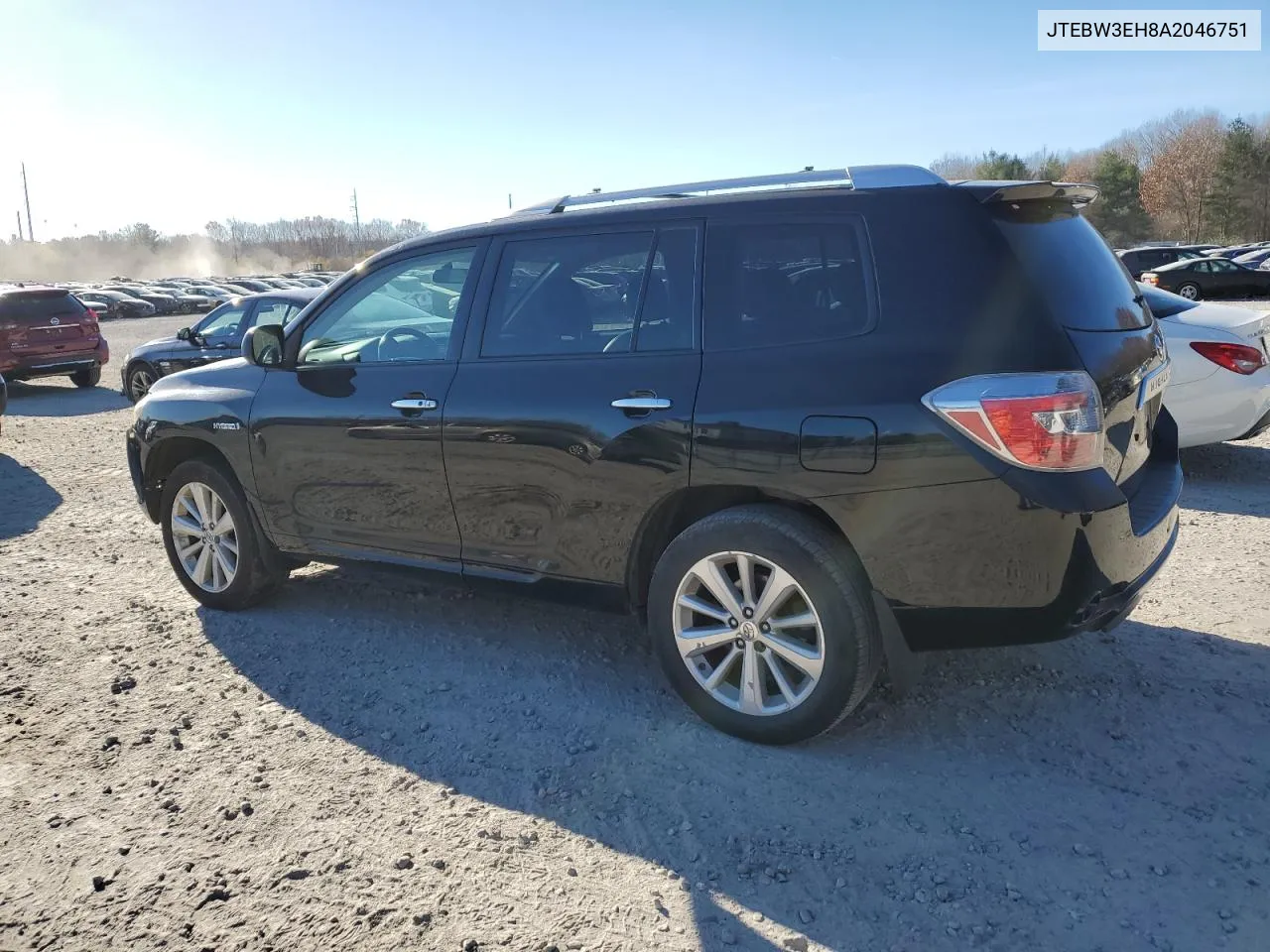 2010 Toyota Highlander Hybrid VIN: JTEBW3EH8A2046751 Lot: 79609844