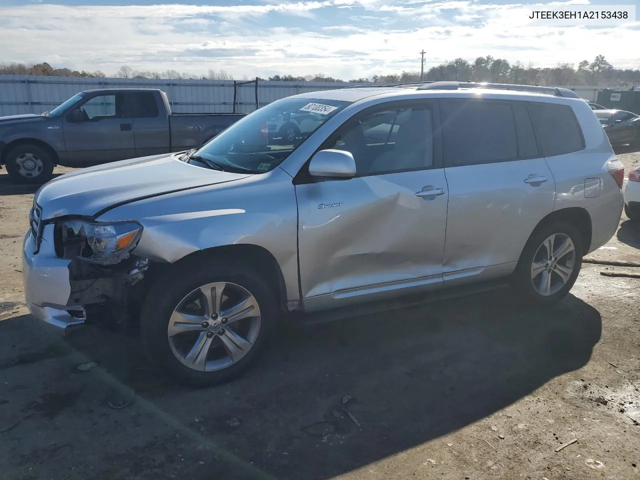 2010 Toyota Highlander Sport VIN: JTEEK3EH1A2153438 Lot: 80100354