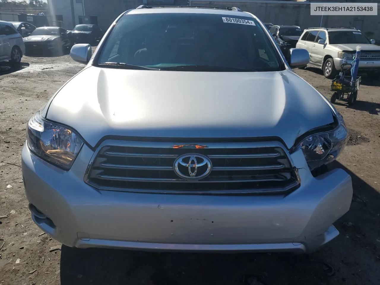 2010 Toyota Highlander Sport VIN: JTEEK3EH1A2153438 Lot: 80100354