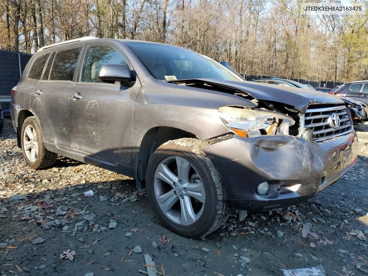 2010 Toyota Highlander Limited VIN: JTEDK3EH8A2163475 Lot: 80486144