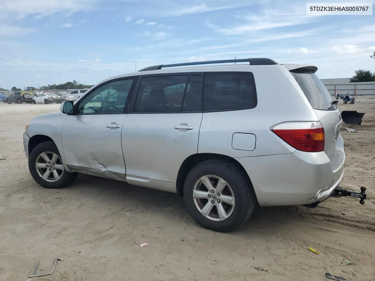 5TDZK3EH6AS005767 2010 Toyota Highlander