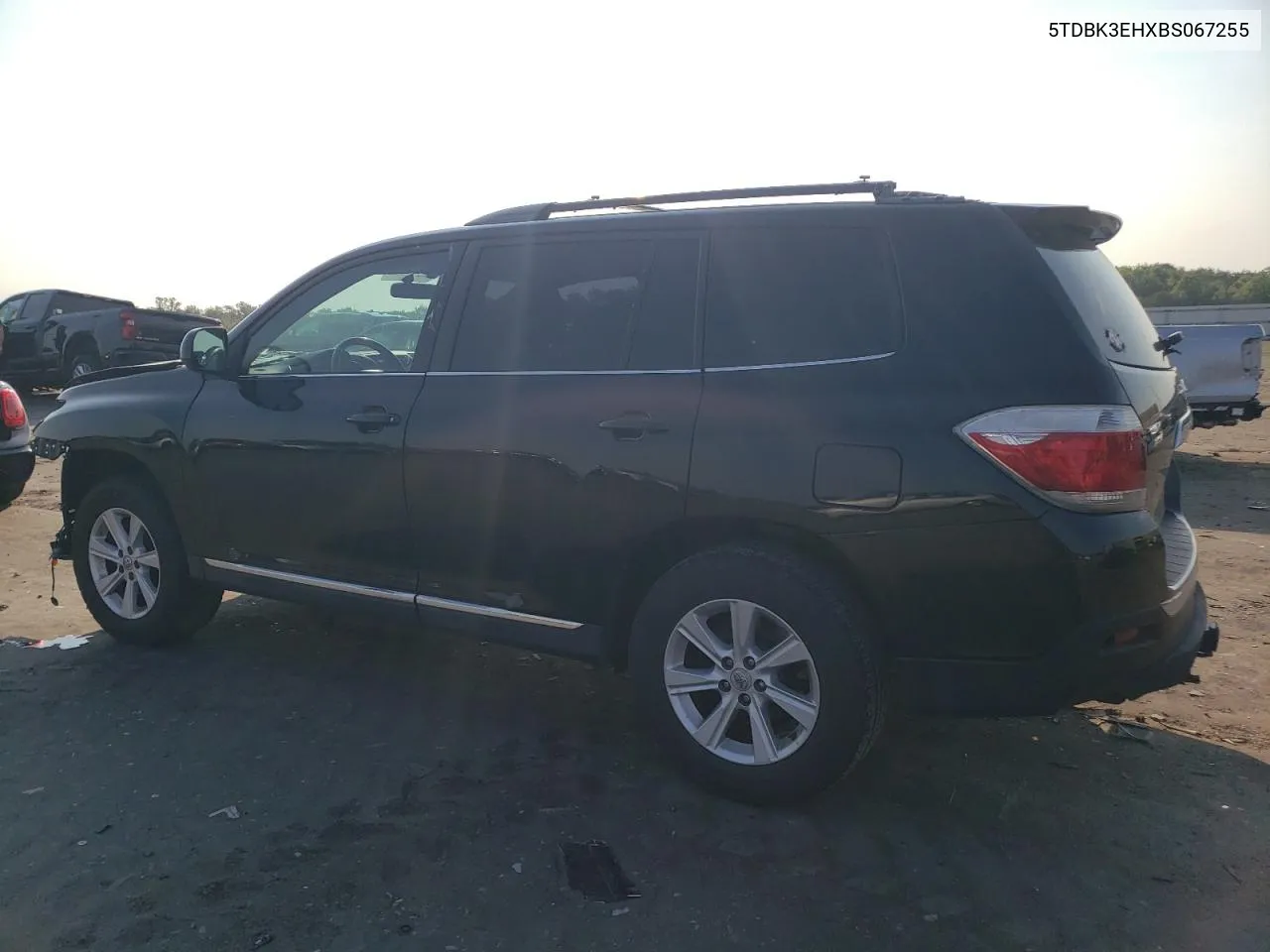 5TDBK3EHXBS067255 2011 Toyota Highlander Base