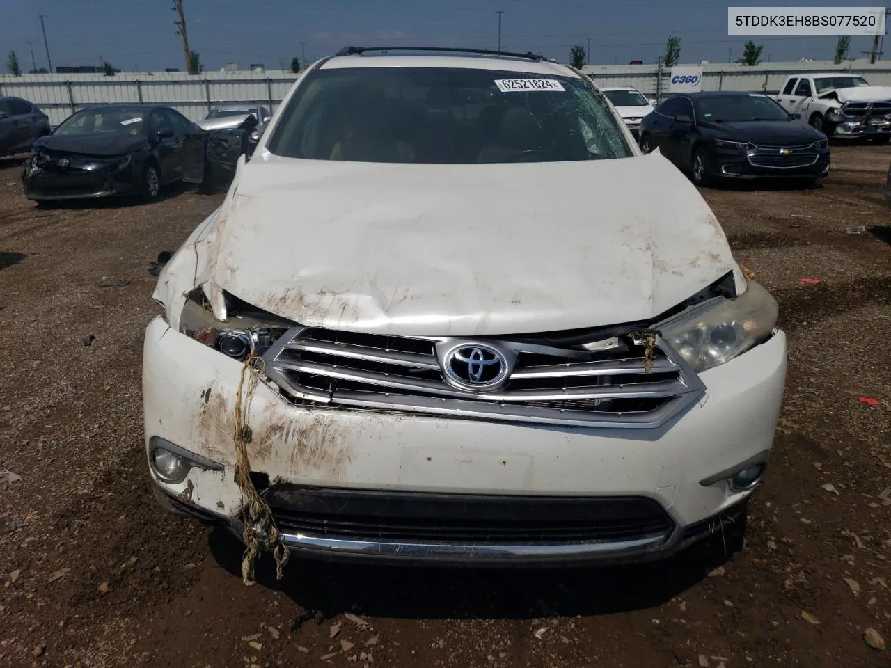 5TDDK3EH8BS077520 2011 Toyota Highlander Limited