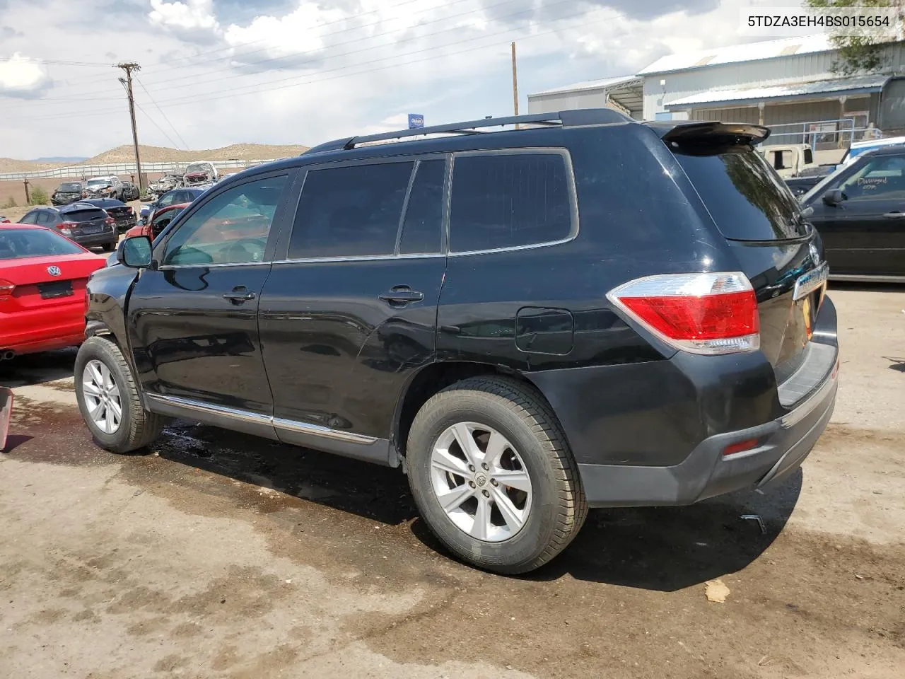 2011 Toyota Highlander Base VIN: 5TDZA3EH4BS015654 Lot: 63311924