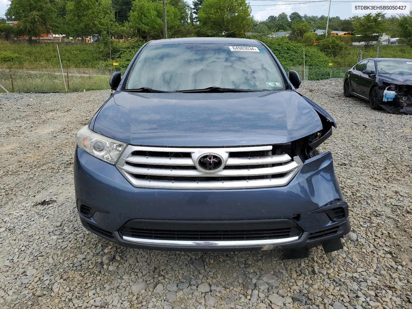 2011 Toyota Highlander Base VIN: 5TDBK3EH5BS050427 Lot: 64983034