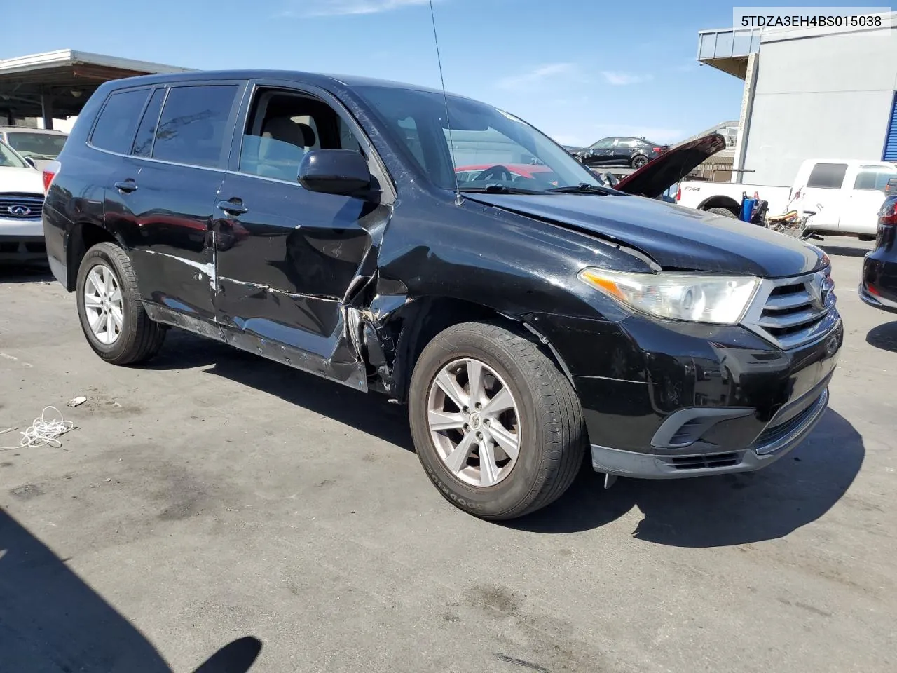 2011 Toyota Highlander Base VIN: 5TDZA3EH4BS015038 Lot: 65188174