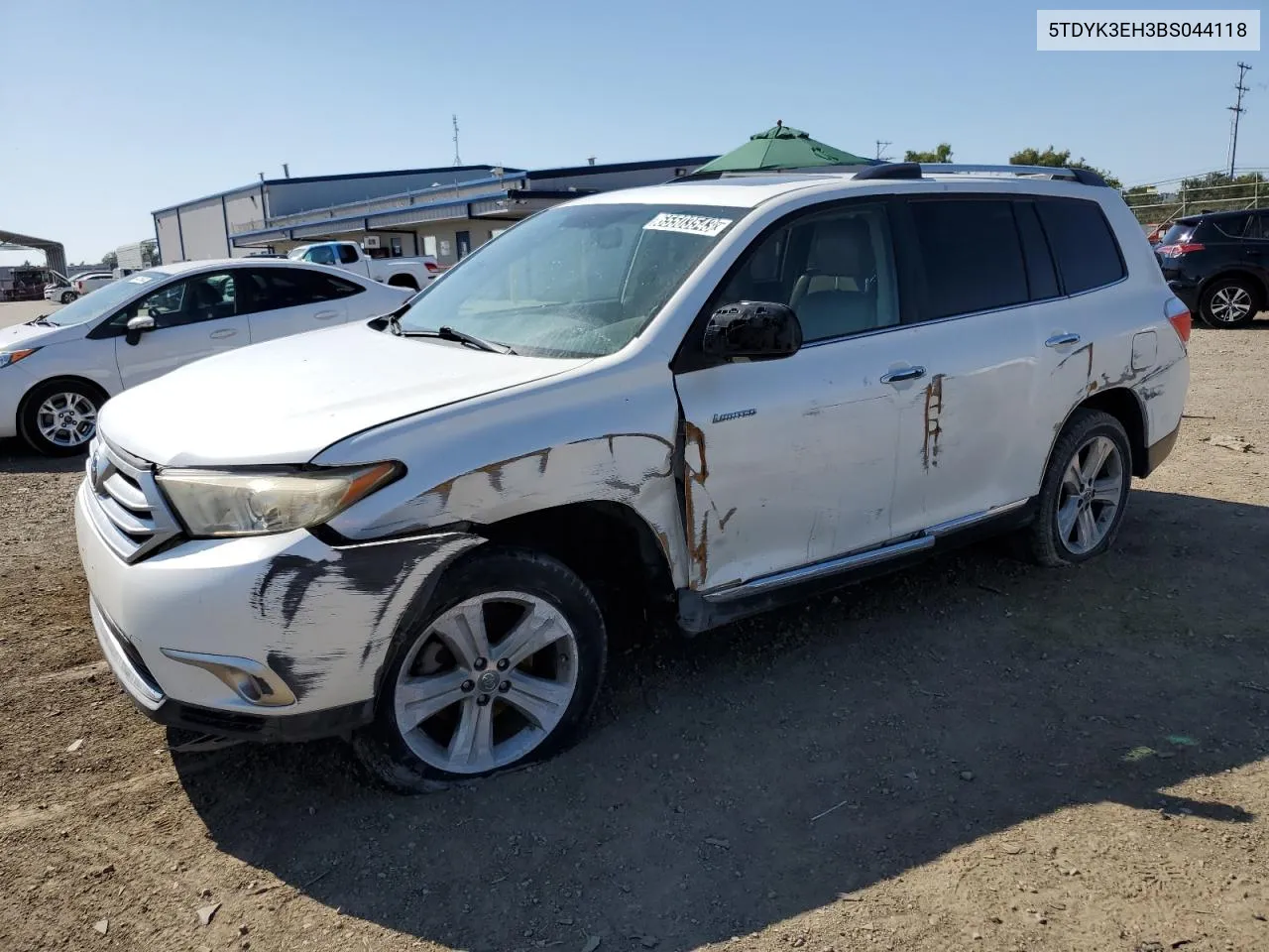 2011 Toyota Highlander Limited VIN: 5TDYK3EH3BS044118 Lot: 65503543