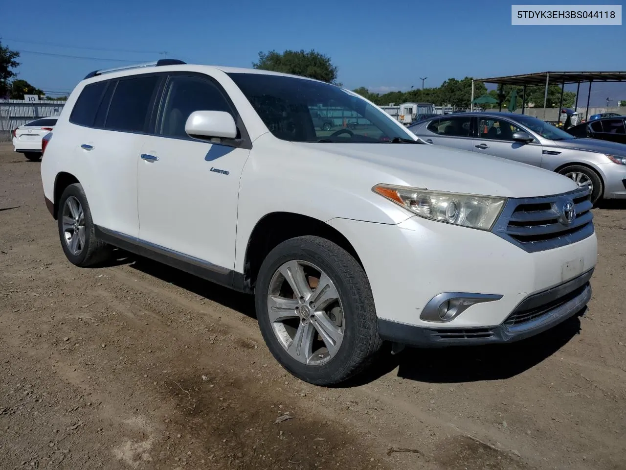 2011 Toyota Highlander Limited VIN: 5TDYK3EH3BS044118 Lot: 65503543