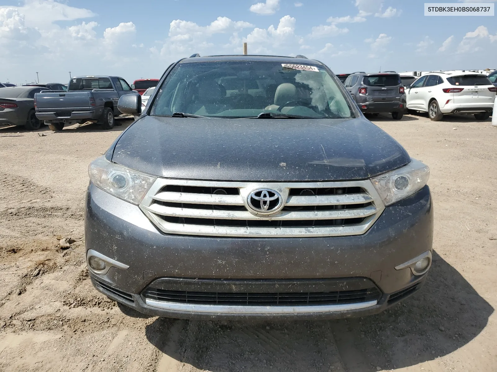 2011 Toyota Highlander Base VIN: 5TDBK3EH0BS068737 Lot: 65623454