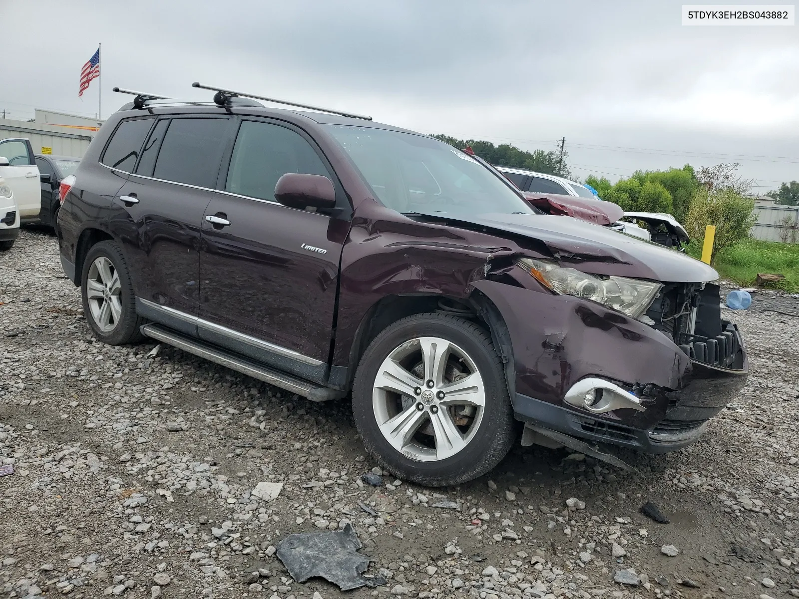 2011 Toyota Highlander Limited VIN: 5TDYK3EH2BS043882 Lot: 66513774