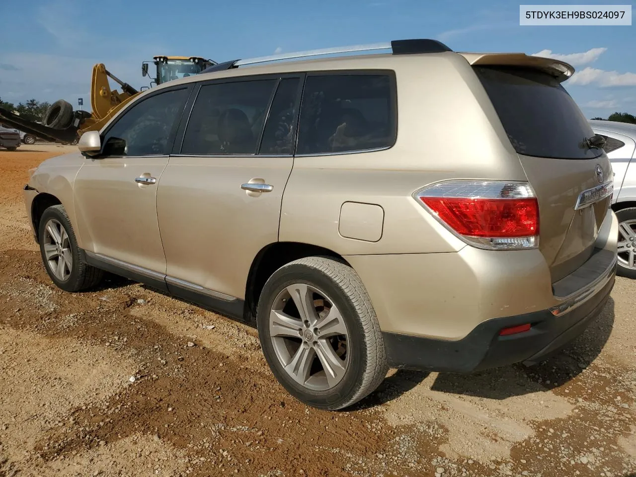 2011 Toyota Highlander Limited VIN: 5TDYK3EH9BS024097 Lot: 67328874