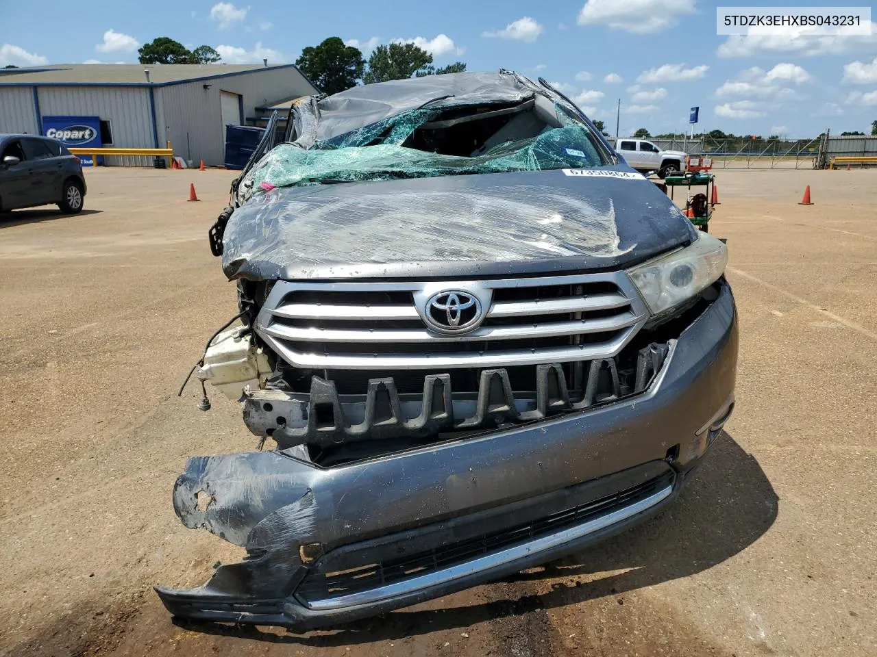 2011 Toyota Highlander Base VIN: 5TDZK3EHXBS043231 Lot: 67350864