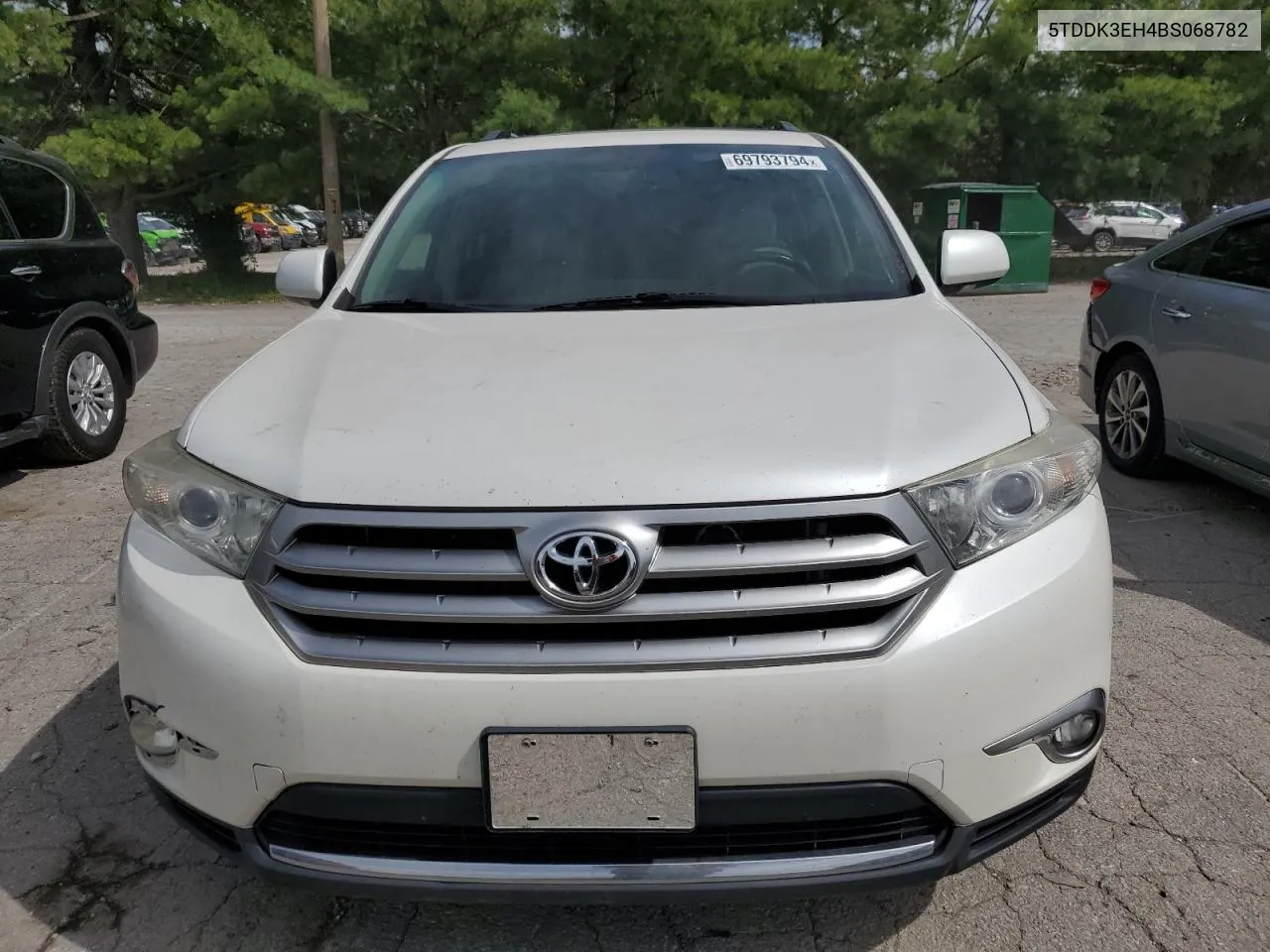 2011 Toyota Highlander Limited VIN: 5TDDK3EH4BS068782 Lot: 69793794