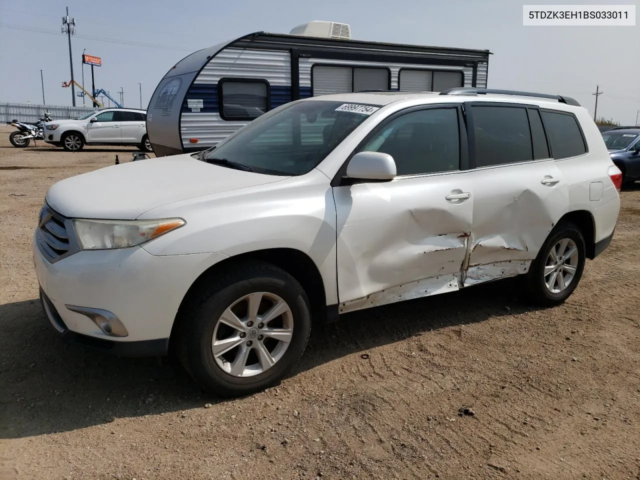 2011 Toyota Highlander Base VIN: 5TDZK3EH1BS033011 Lot: 69997754