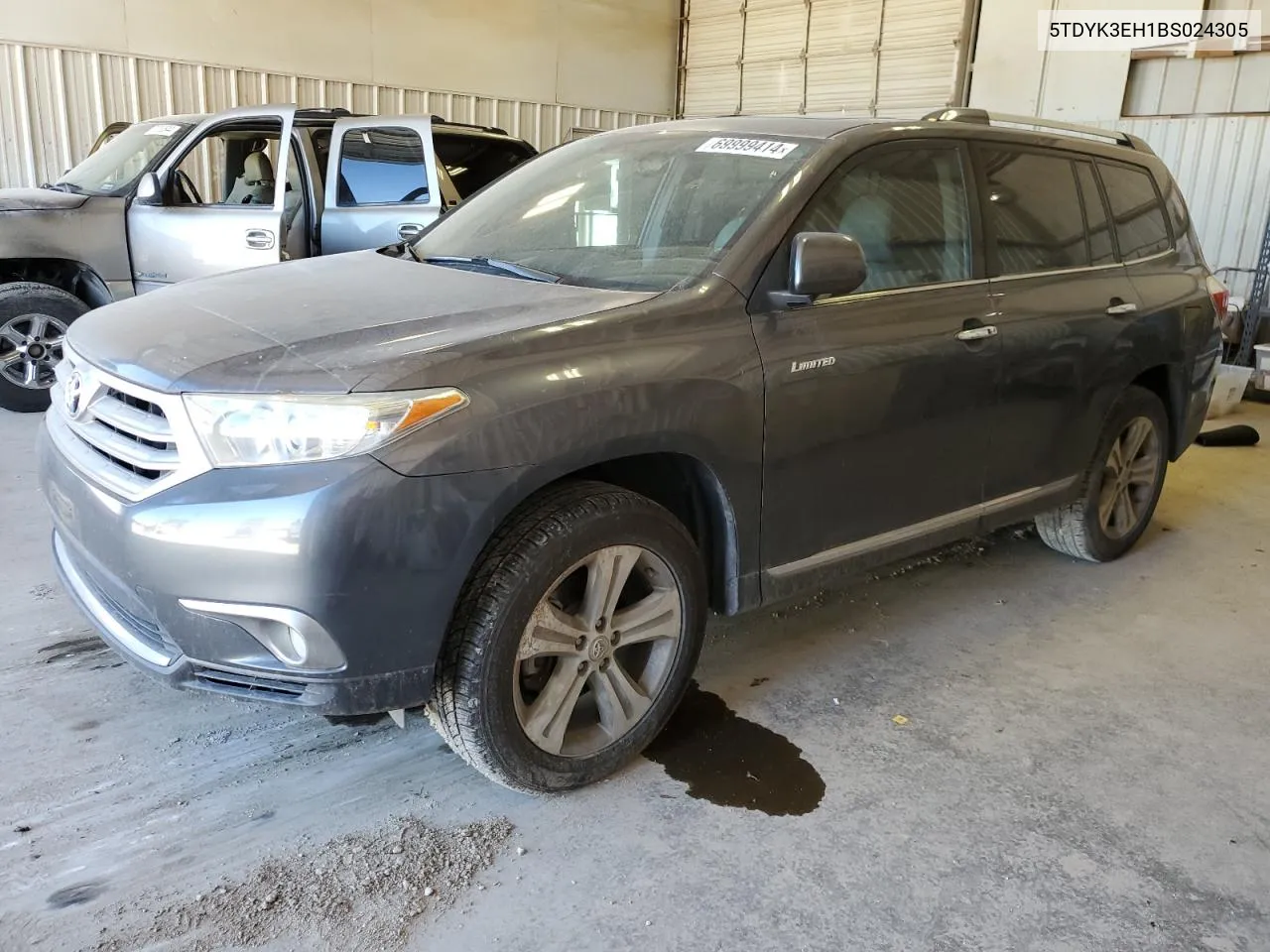 2011 Toyota Highlander Limited VIN: 5TDYK3EH1BS024305 Lot: 69999414