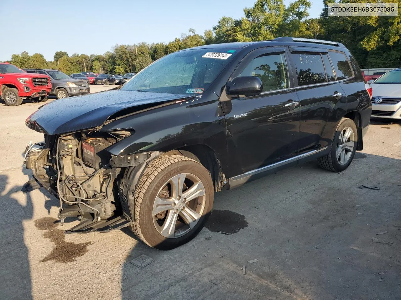 2011 Toyota Highlander Limited VIN: 5TDDK3EH6BS075085 Lot: 70372914