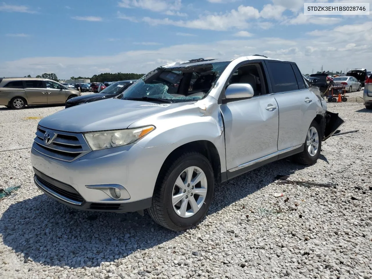 2011 Toyota Highlander Base VIN: 5TDZK3EH1BS028746 Lot: 70689824