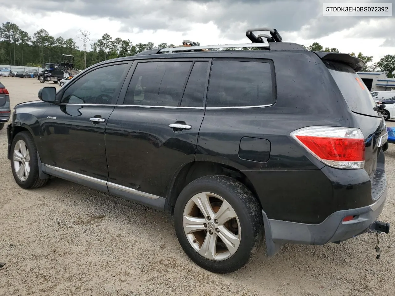 2011 Toyota Highlander Limited VIN: 5TDDK3EH0BS072392 Lot: 70852584