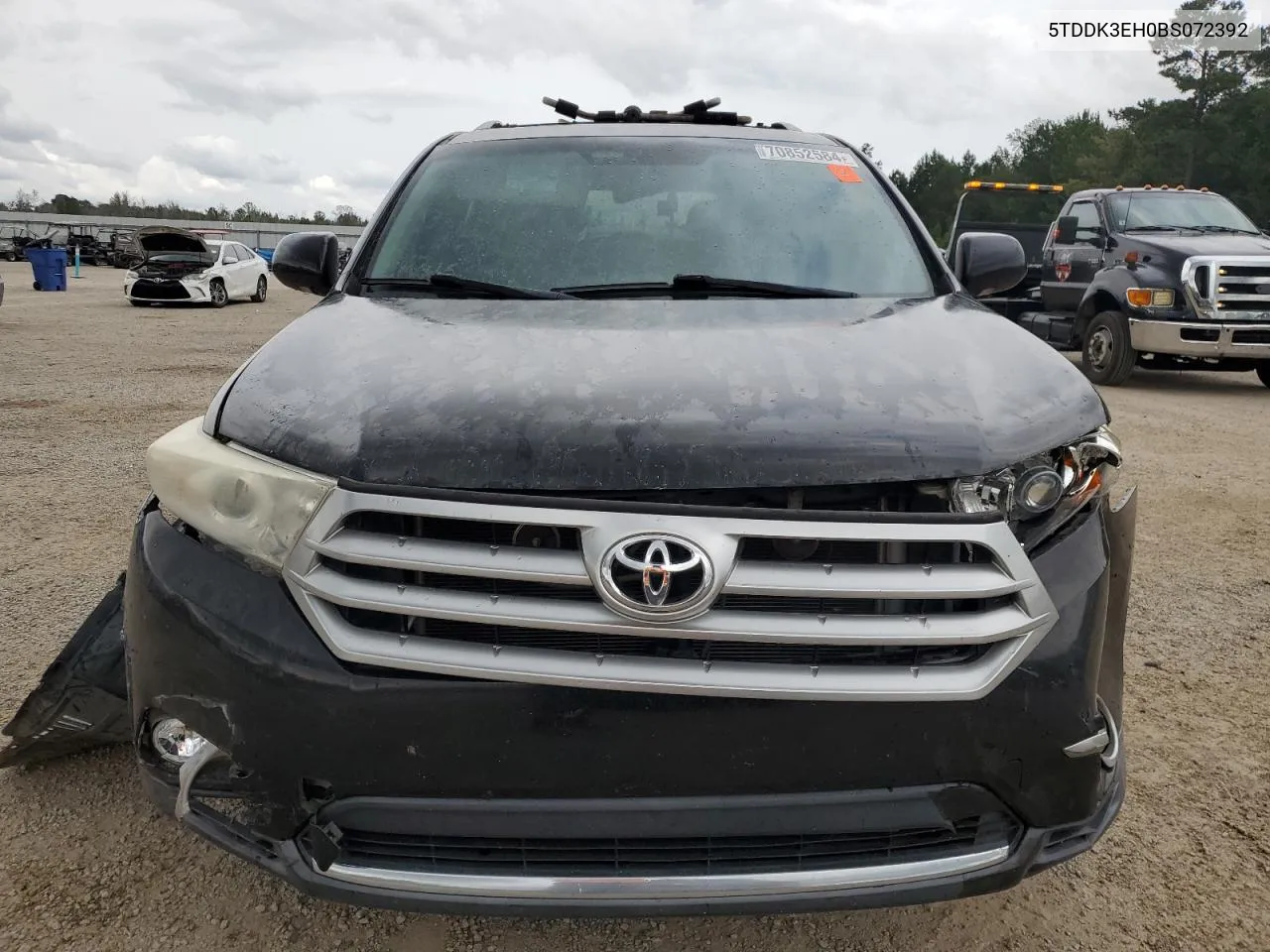 2011 Toyota Highlander Limited VIN: 5TDDK3EH0BS072392 Lot: 70852584