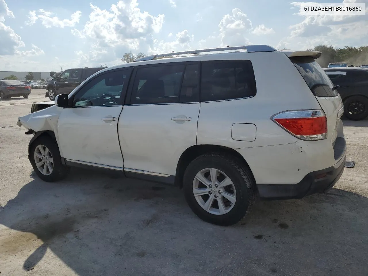 2011 Toyota Highlander Base VIN: 5TDZA3EH1BS016860 Lot: 72184264