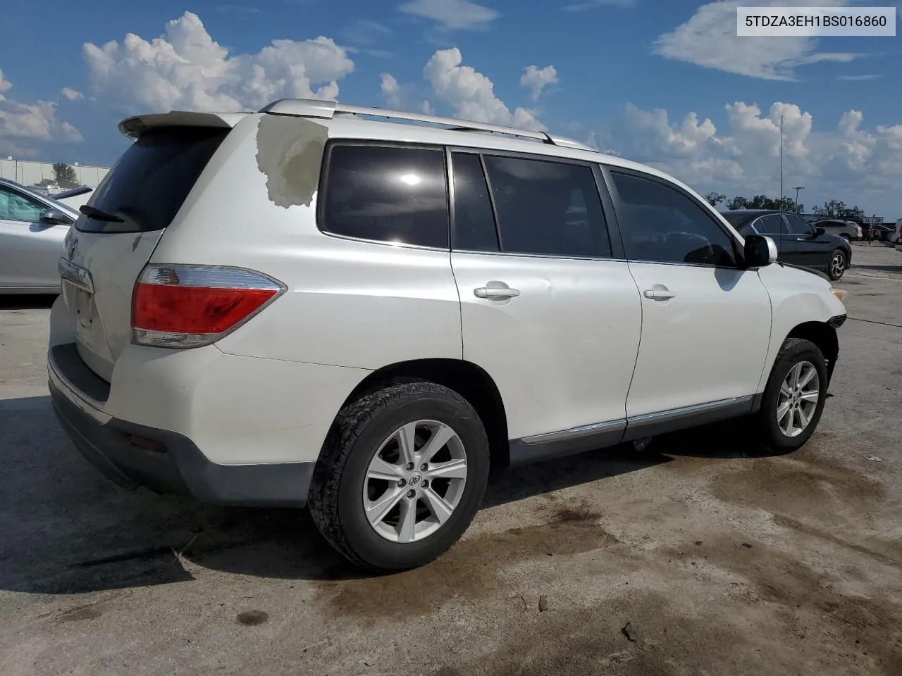 2011 Toyota Highlander Base VIN: 5TDZA3EH1BS016860 Lot: 72184264