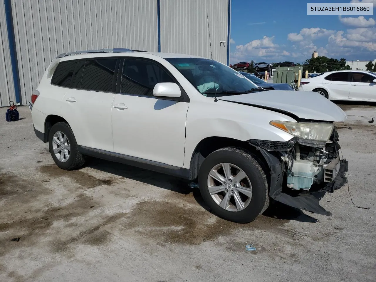 2011 Toyota Highlander Base VIN: 5TDZA3EH1BS016860 Lot: 72184264