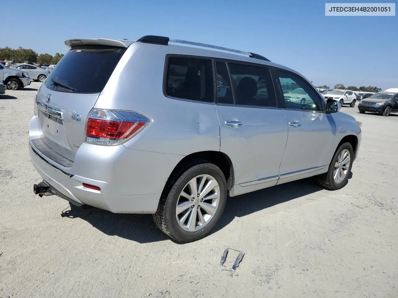 2011 Toyota Highlander Hybrid Limited VIN: JTEDC3EH4B2001051 Lot: 72586944