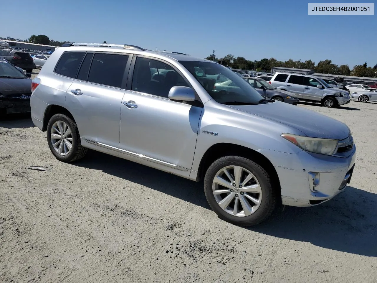 2011 Toyota Highlander Hybrid Limited VIN: JTEDC3EH4B2001051 Lot: 72586944