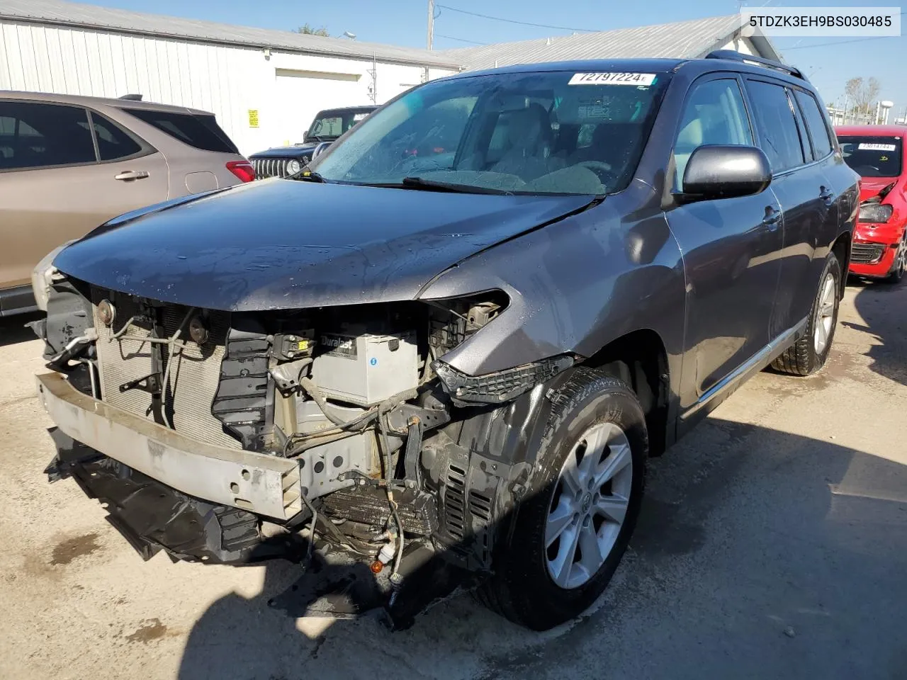 5TDZK3EH9BS030485 2011 Toyota Highlander Base