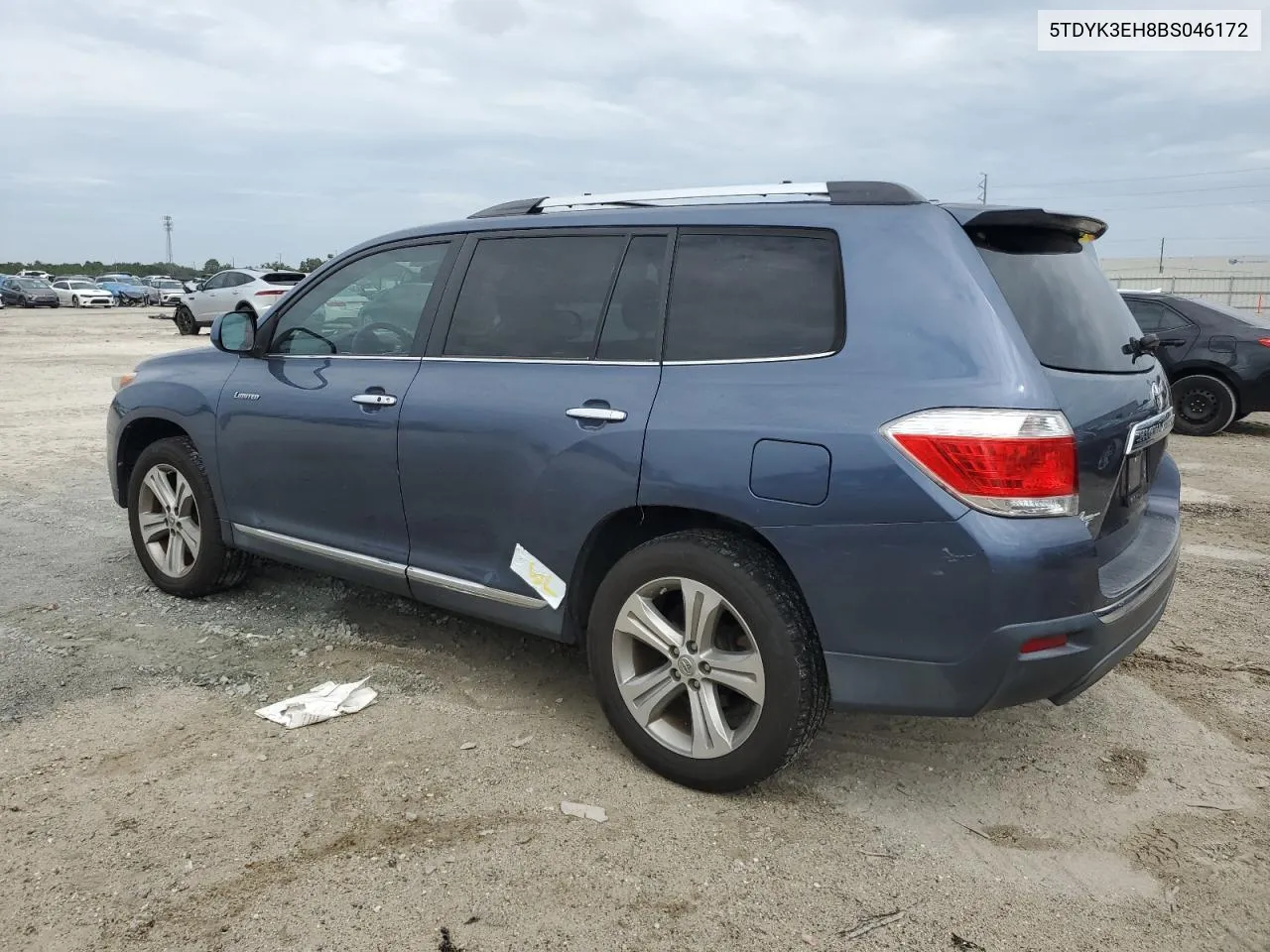 2011 Toyota Highlander Limited VIN: 5TDYK3EH8BS046172 Lot: 72818994