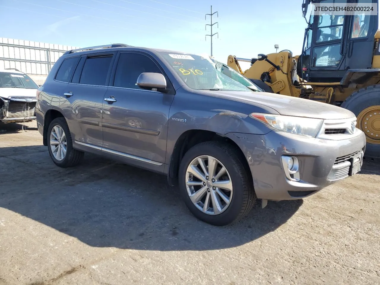 JTEDC3EH4B2000224 2011 Toyota Highlander Hybrid Limited