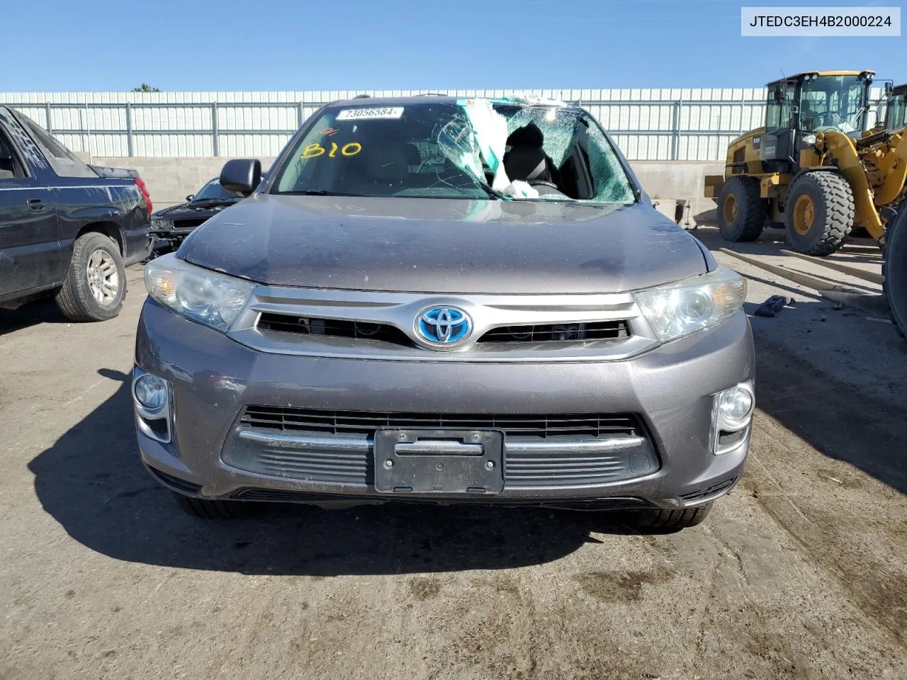 2011 Toyota Highlander Hybrid Limited VIN: JTEDC3EH4B2000224 Lot: 73056584