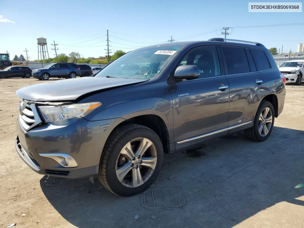 2011 Toyota Highlander Limited VIN: 5TDDK3EHXBS069368 Lot: 73284394