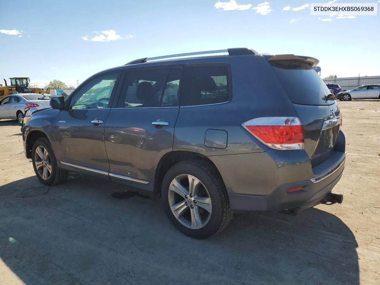 5TDDK3EHXBS069368 2011 Toyota Highlander Limited