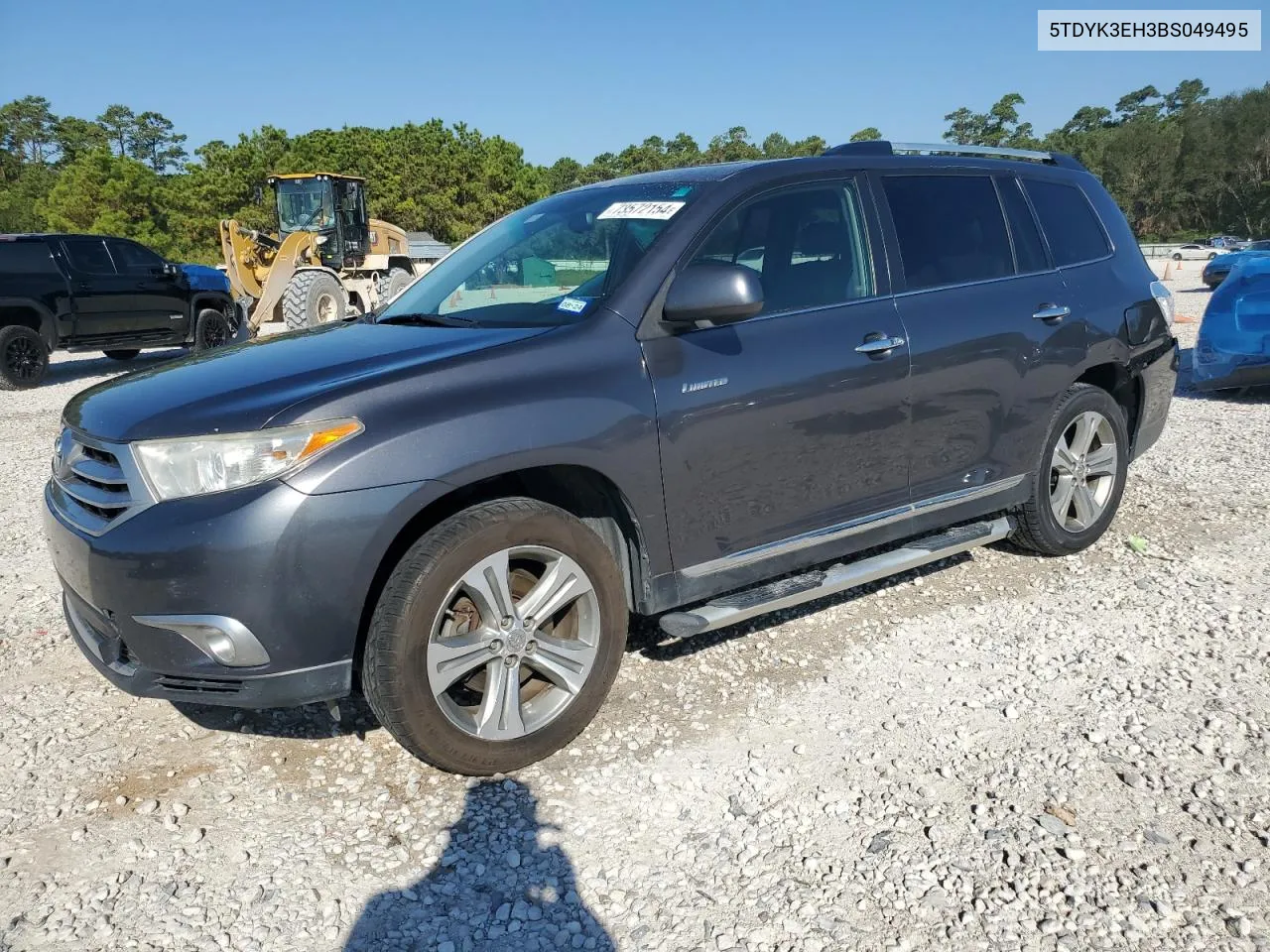 2011 Toyota Highlander Limited VIN: 5TDYK3EH3BS049495 Lot: 73572154